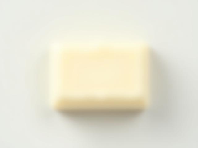 A handcrafted bar of The Original Bastille Bar soap, light cream color, smooth texture.